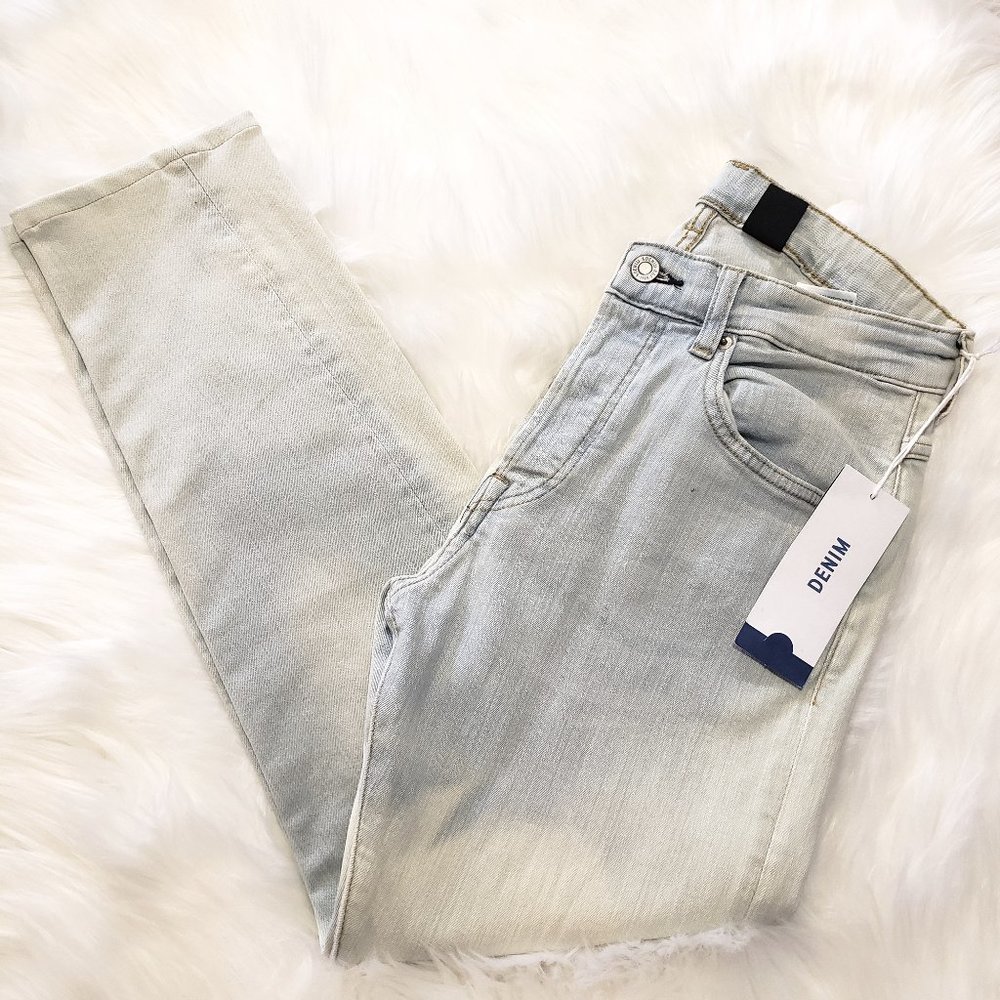 H&M Light Denim Blue Skinny Coupe Moulante Men